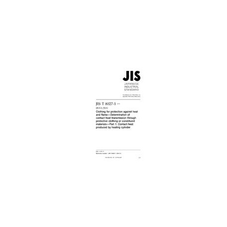 JIS T 8027-1:2018