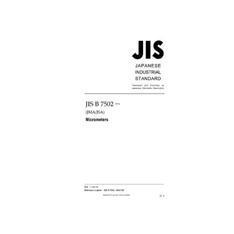 JIS B 7502:2016