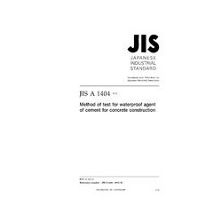 JIS A 1404:2015