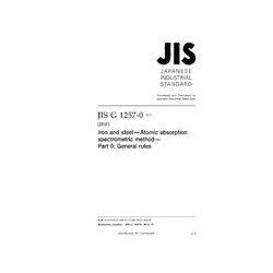 JIS G 1257-0:2013
