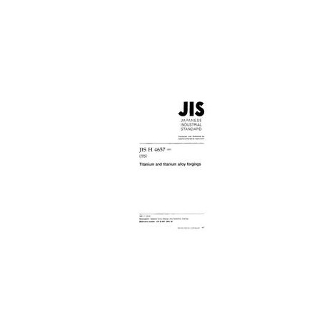 JIS H 4657:2001