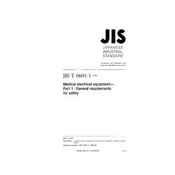 JIS T 0601-1:1999