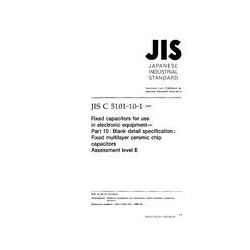 JIS C 5101-10-1:1999