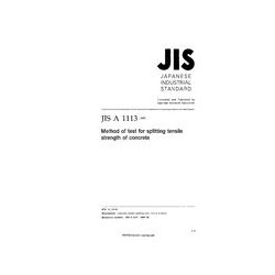 JIS A 1113:1999