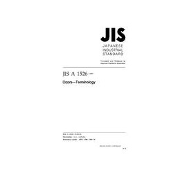 JIS A 1526:1997
