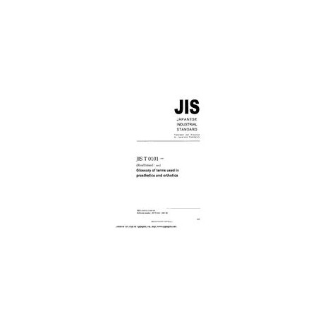 JIS T 0101:1997