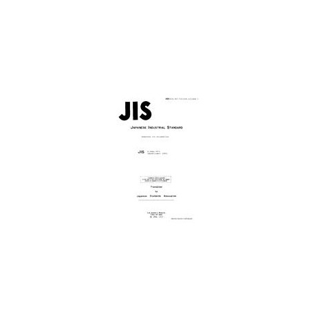JIS D 5604:1973