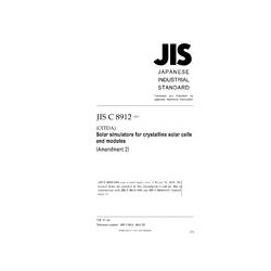 JIS C 8912:1998/AMENDMENT 2:2011