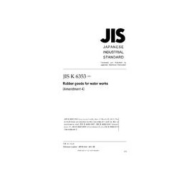 JIS K 6353:1997/AMENDMENT 4:2011