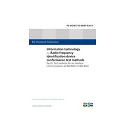 BS PD ISO/IEC TR 18047-6:2011