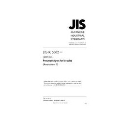 JIS K 6302:1994/AMENDMENT 1:2008