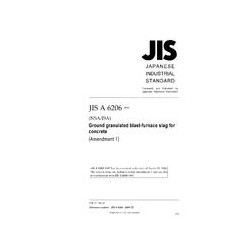 JIS A 6206:1997/AMENDMENT 1:2008