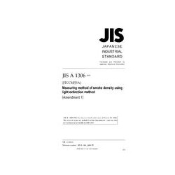 JIS A 1306:1983/AMENDMENT 1:2008