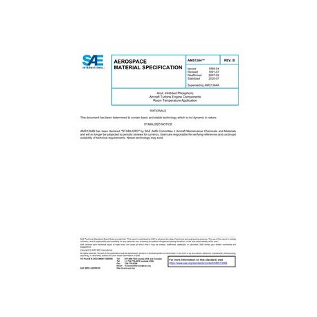SAE AMS1384B