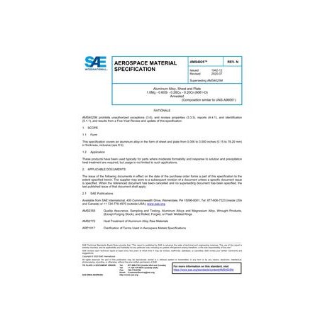 SAE AMS4025N