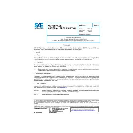 SAE AMS4331A
