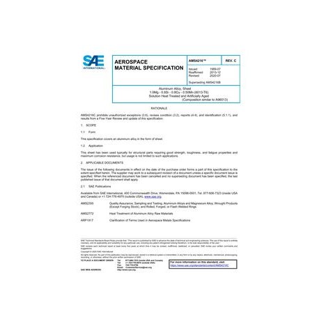 SAE AMS4216C