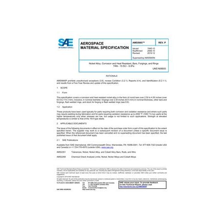 SAE AMS5665P