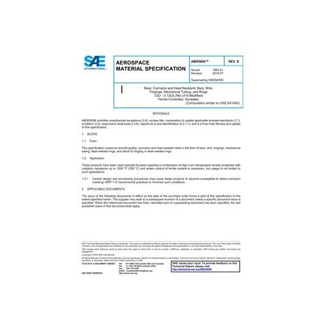 SAE AMS5609E