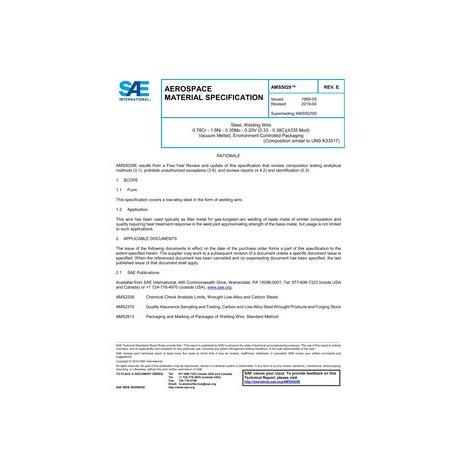 SAE AMS5029E