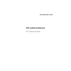 BS PD CLC/TR 62541-1:2010
