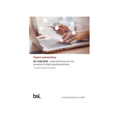 BS 7499:2020 EXPERT COMMENTARY