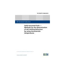 BS PD CEN/TR 15404:2010