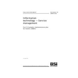 BS PD ISO/IEC TR 20000-5:2010
