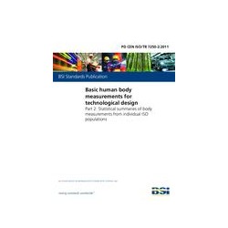 BS PD CEN ISO/TR 7250-2:2011