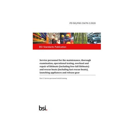 BS PD ISO/PAS 23678-2:2020