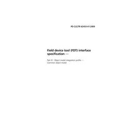 BS PD CLC/TR 62453-41:2009