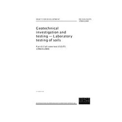 BS DD CEN ISO/TS 17892-6:2004