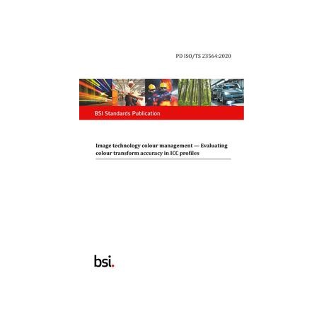 BS PD ISO/TS 23564:2020