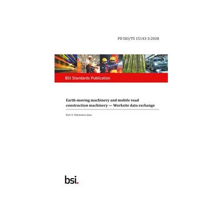 BS PD ISO/TS 15143-3:2020