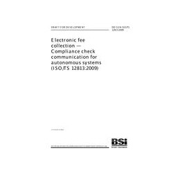 BS DD CEN ISO/TS 12813:2009