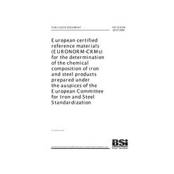 BS PD CEN/TR 10317:2009