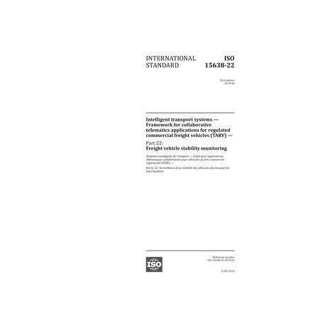 ISO 15638-22:2019