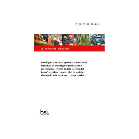 BS PD ISO/TS 17187:2019