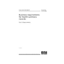 BS PD ISO/TR 12773-1:2009