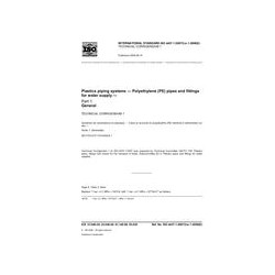 ISO 4427-1/Cor1:2008