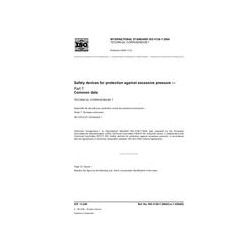 ISO 4126-7/Cor1:2006