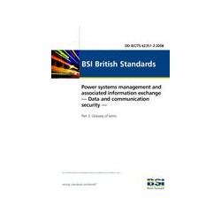 BS DD IEC/TS 62351-2:2008