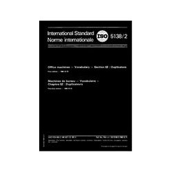 ISO 5138-2:1980
